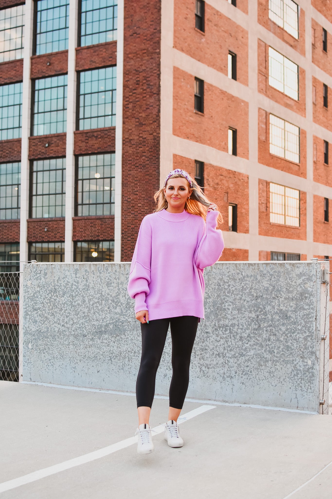 Bradie Sweater in Lavender