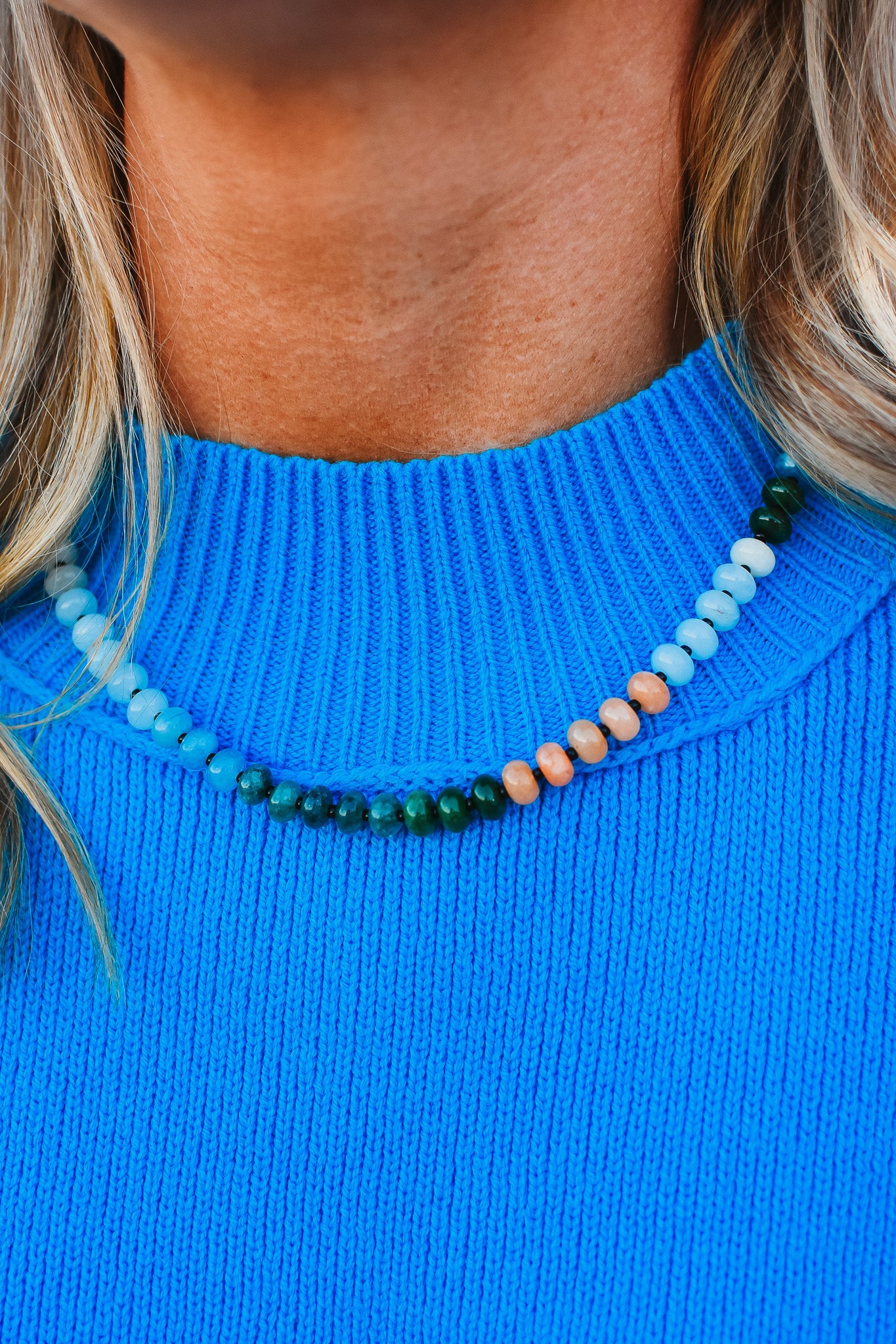 Rainbow Necklace- Black RESTOCK