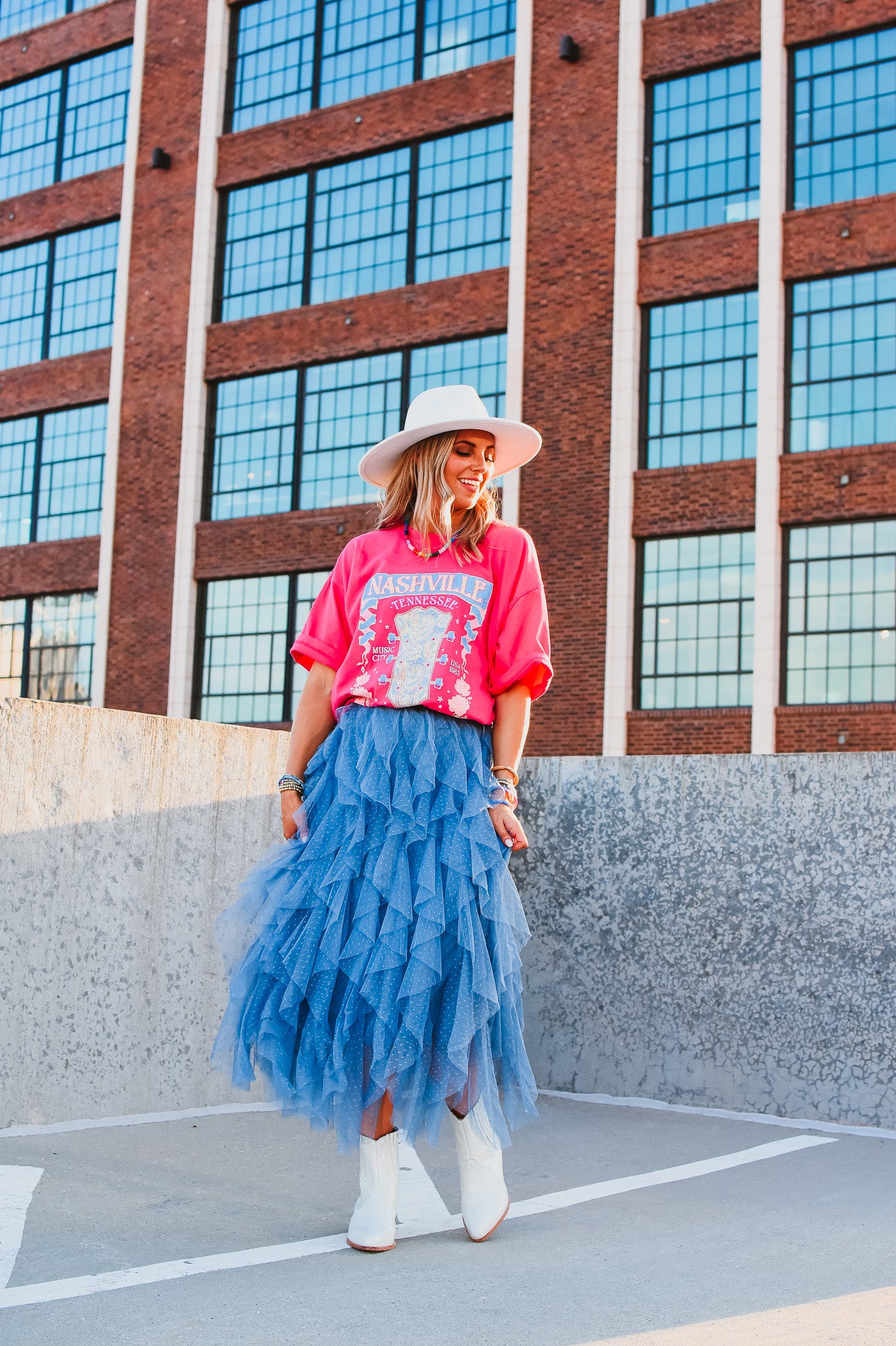 Rhett Tulle Midi Skirt