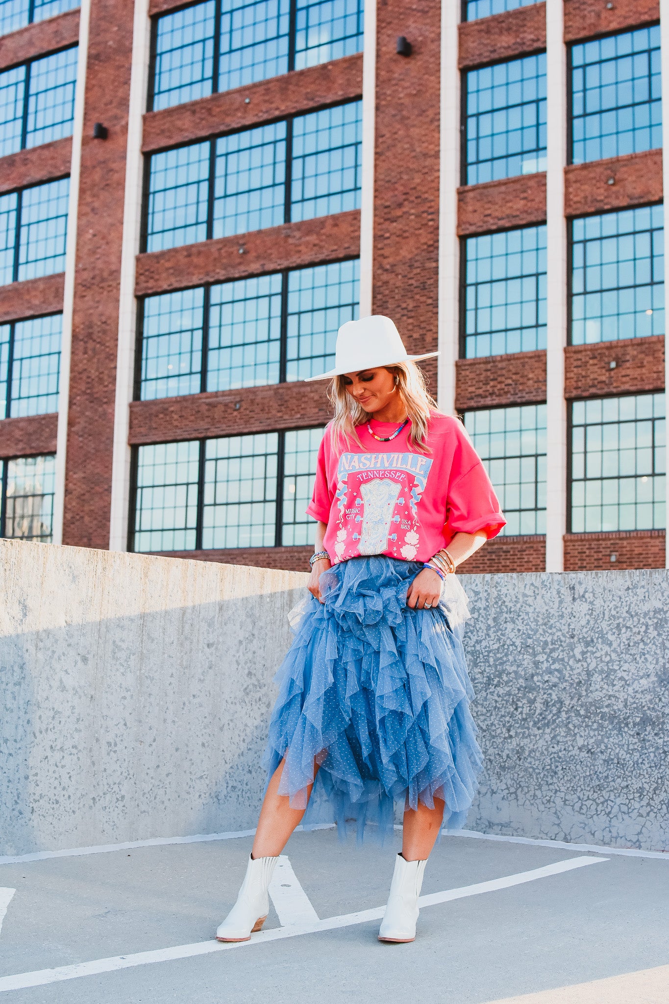 Rhett Tulle Midi Skirt