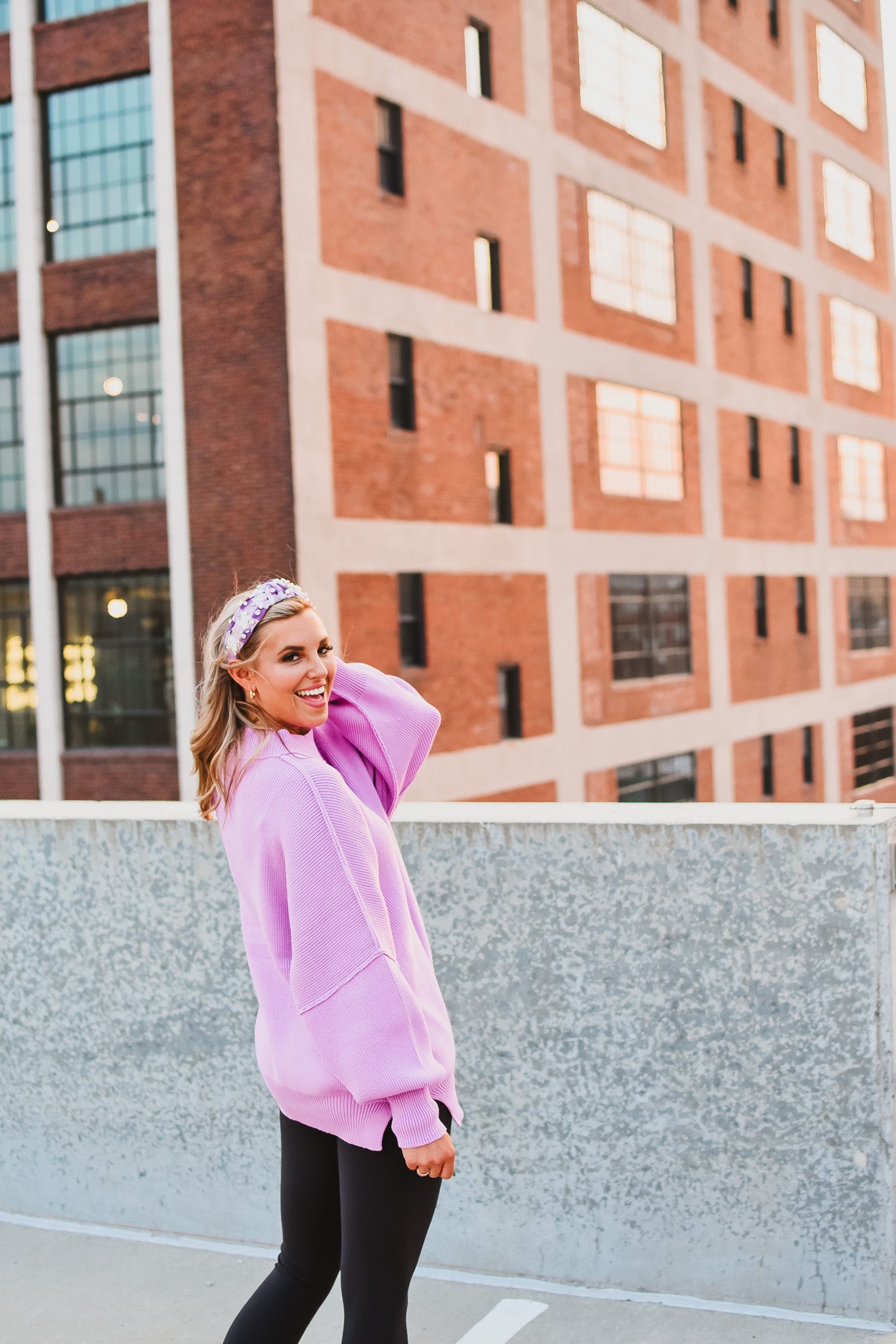 Bradie Sweater in Lavender