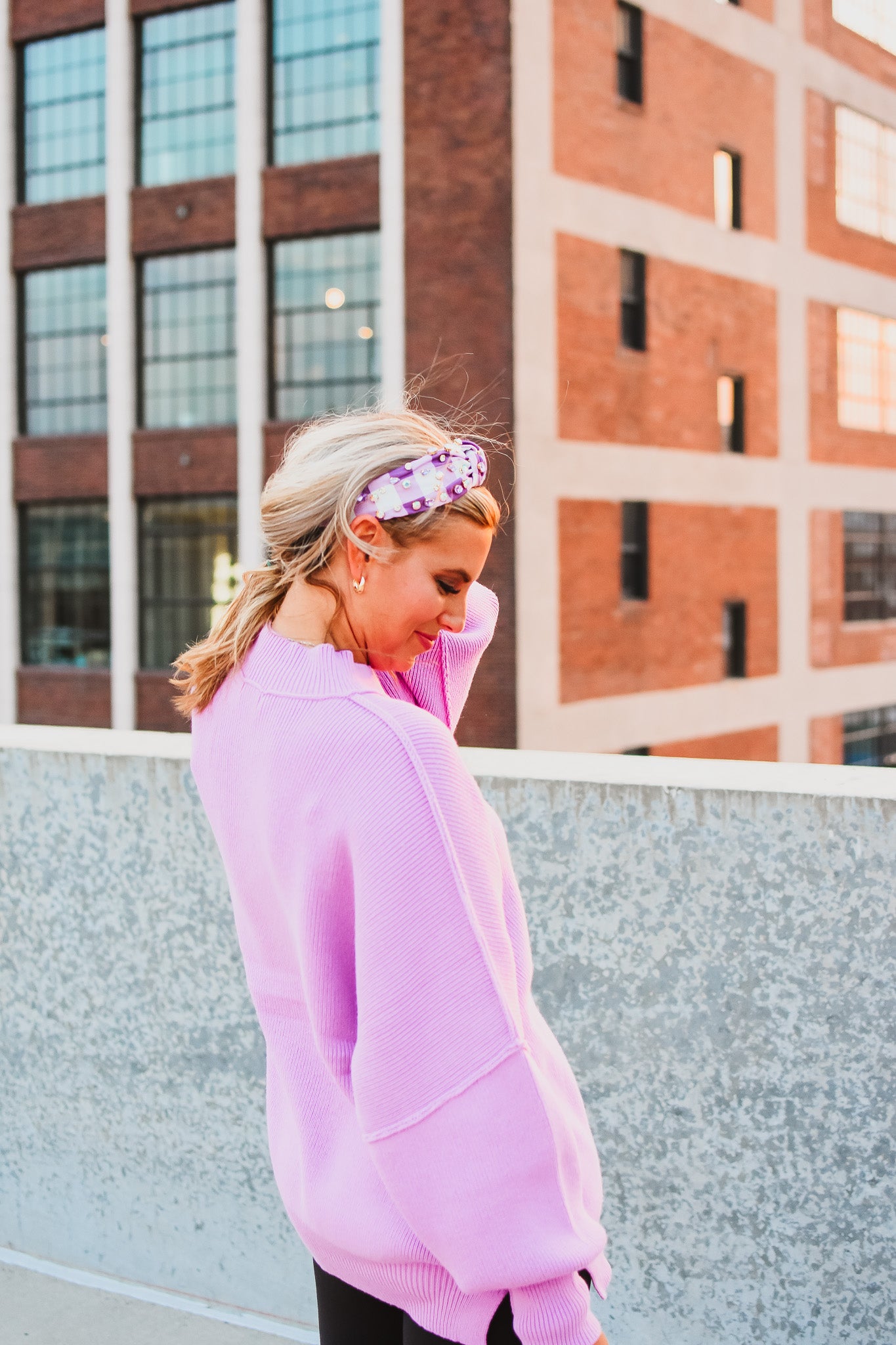 Bradie Sweater in Lavender
