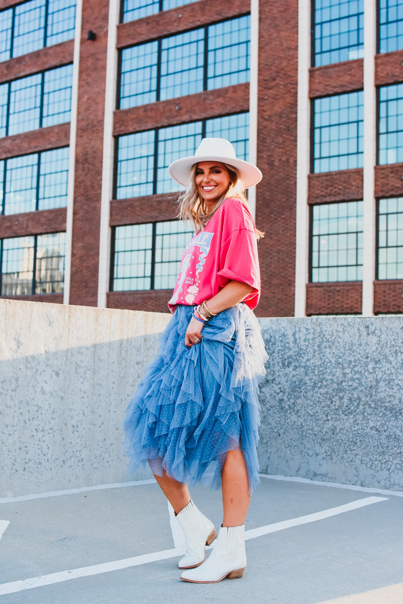 Rhett Tulle Midi Skirt
