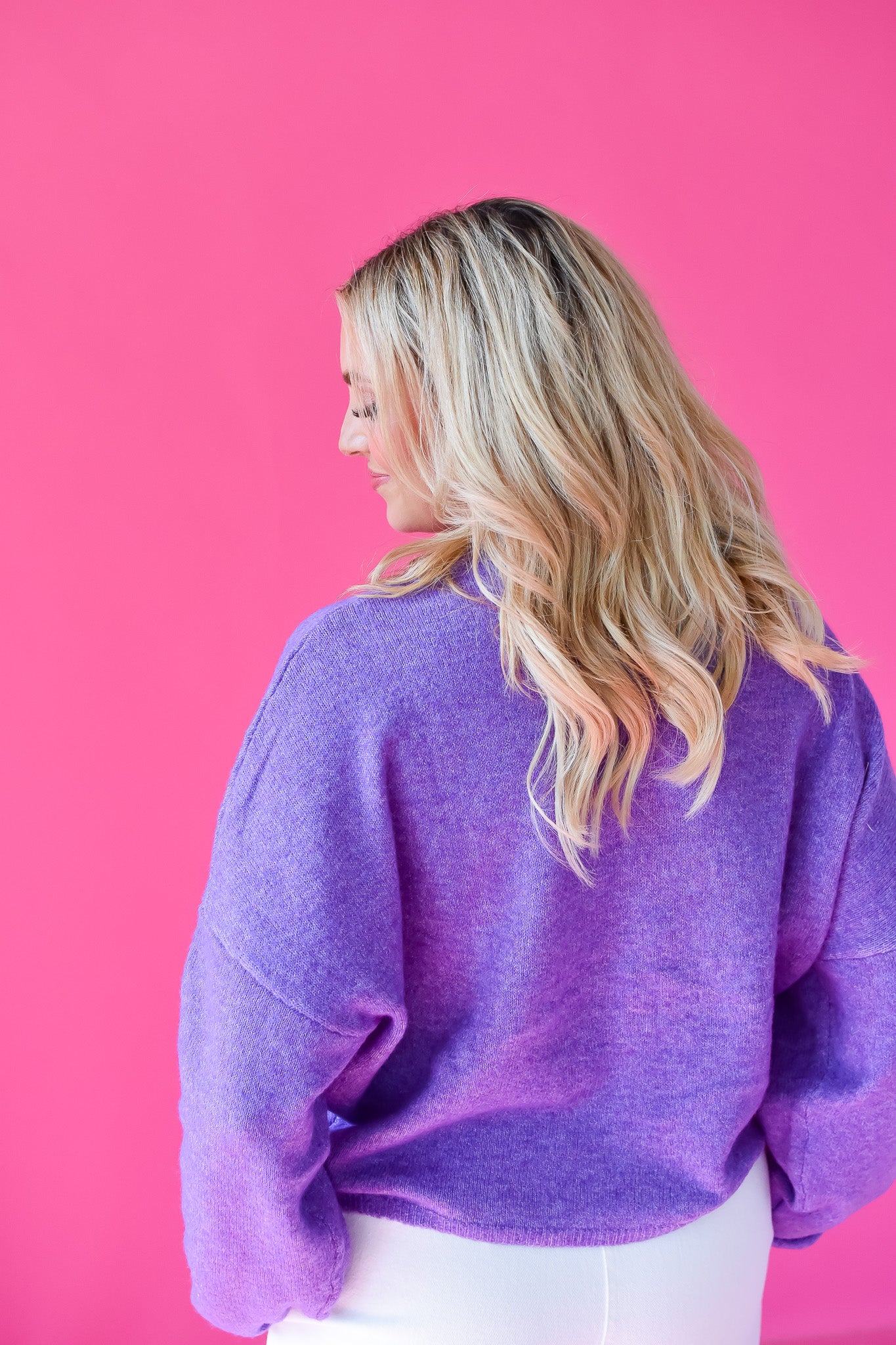 Piper Cardigan in Purple RESTOCK