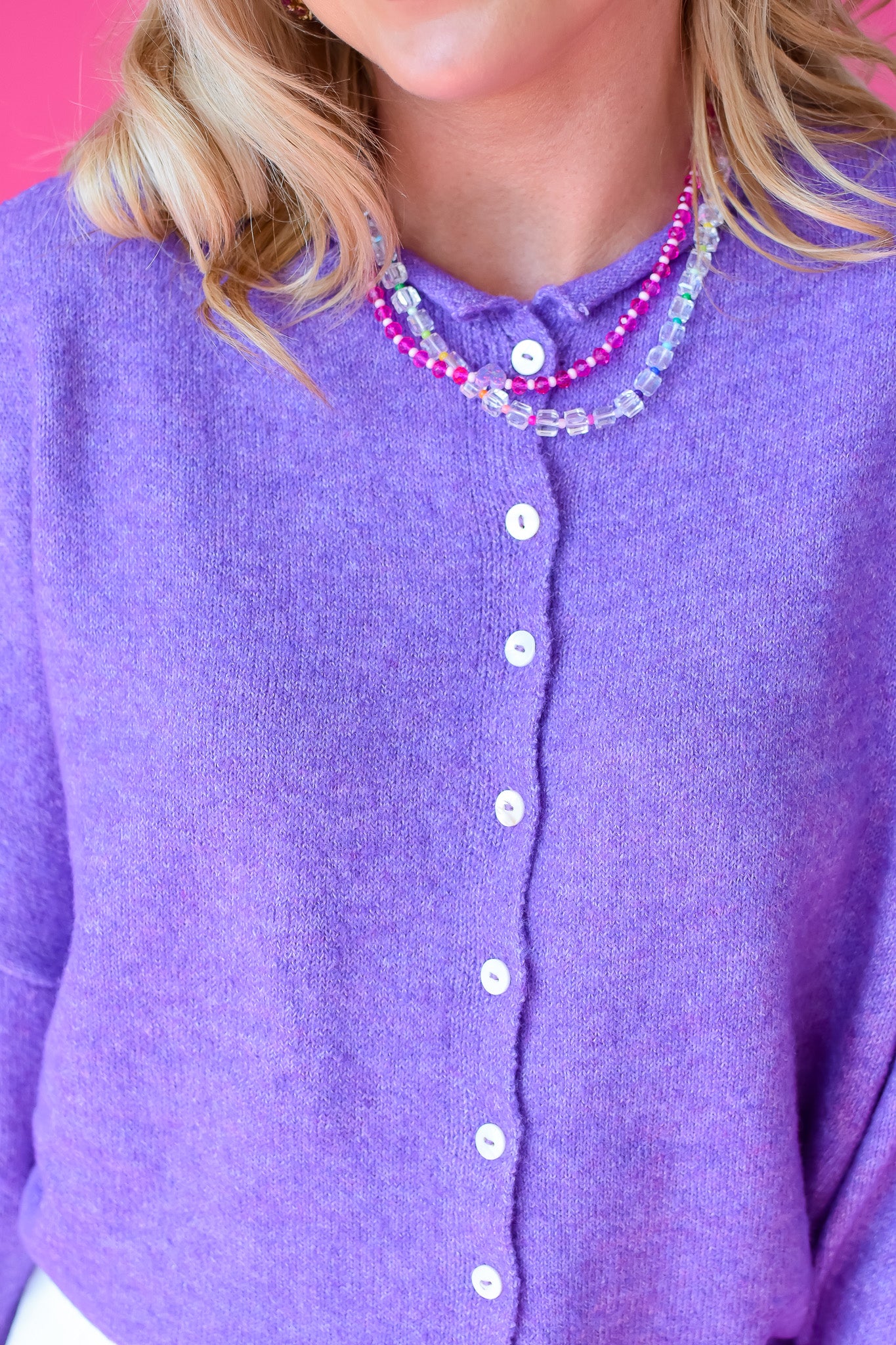 Piper Cardigan in Purple RESTOCK
