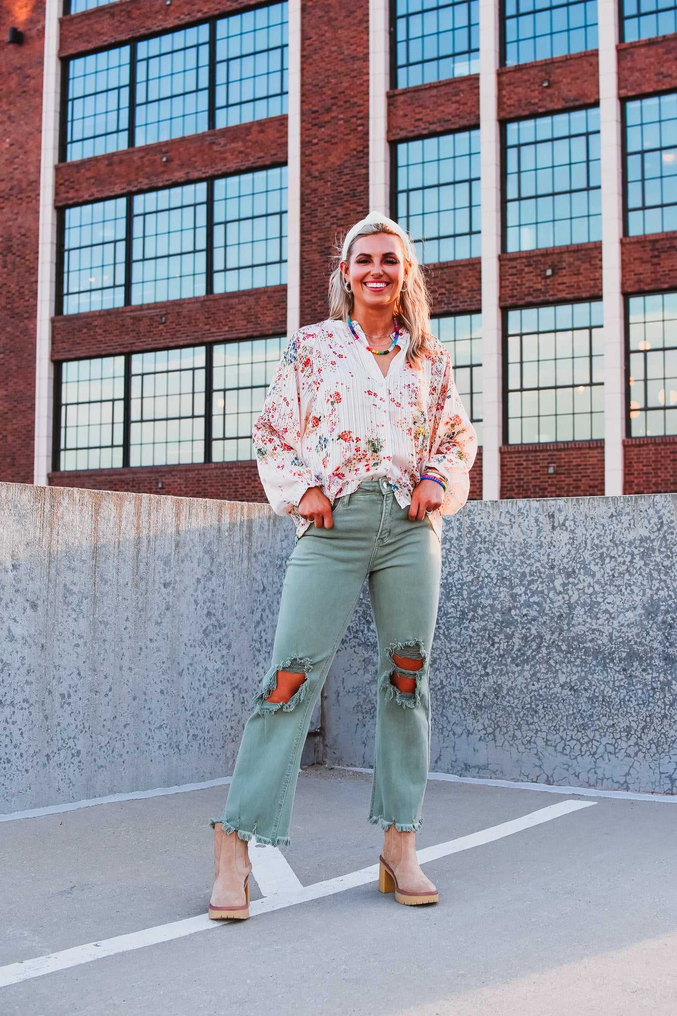 Calissa Floral Top