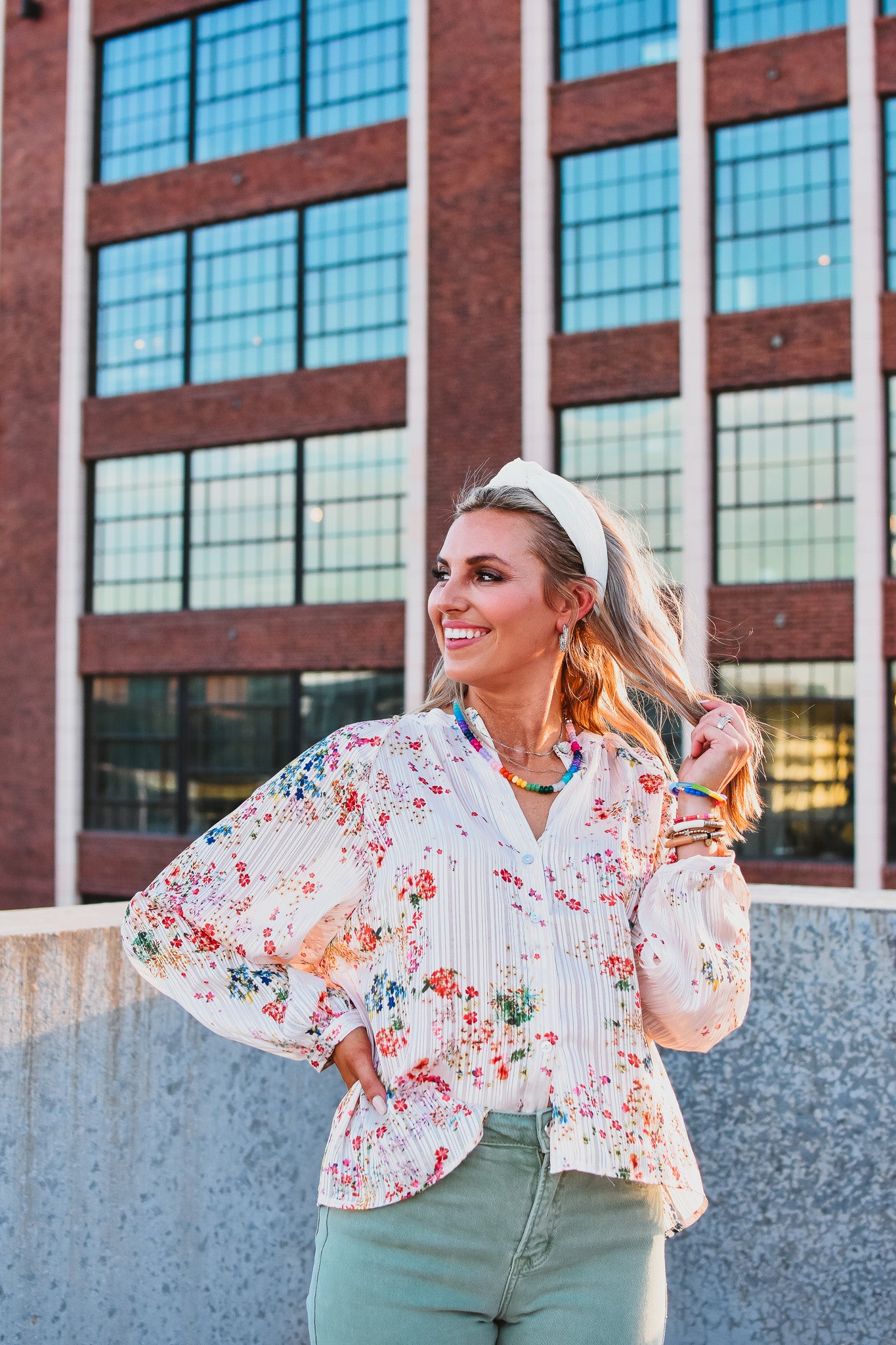Calissa Floral Top