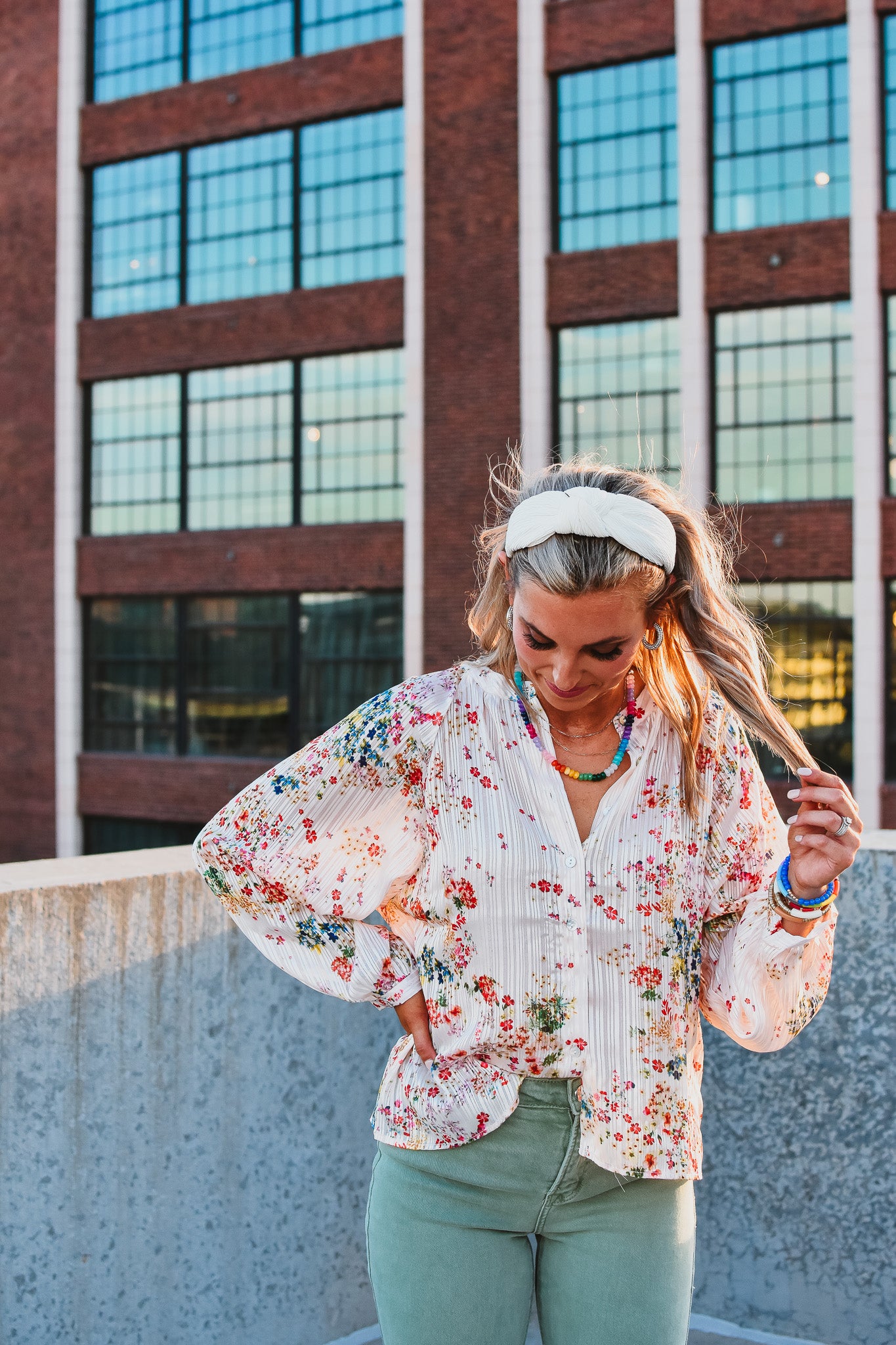Calissa Floral Top