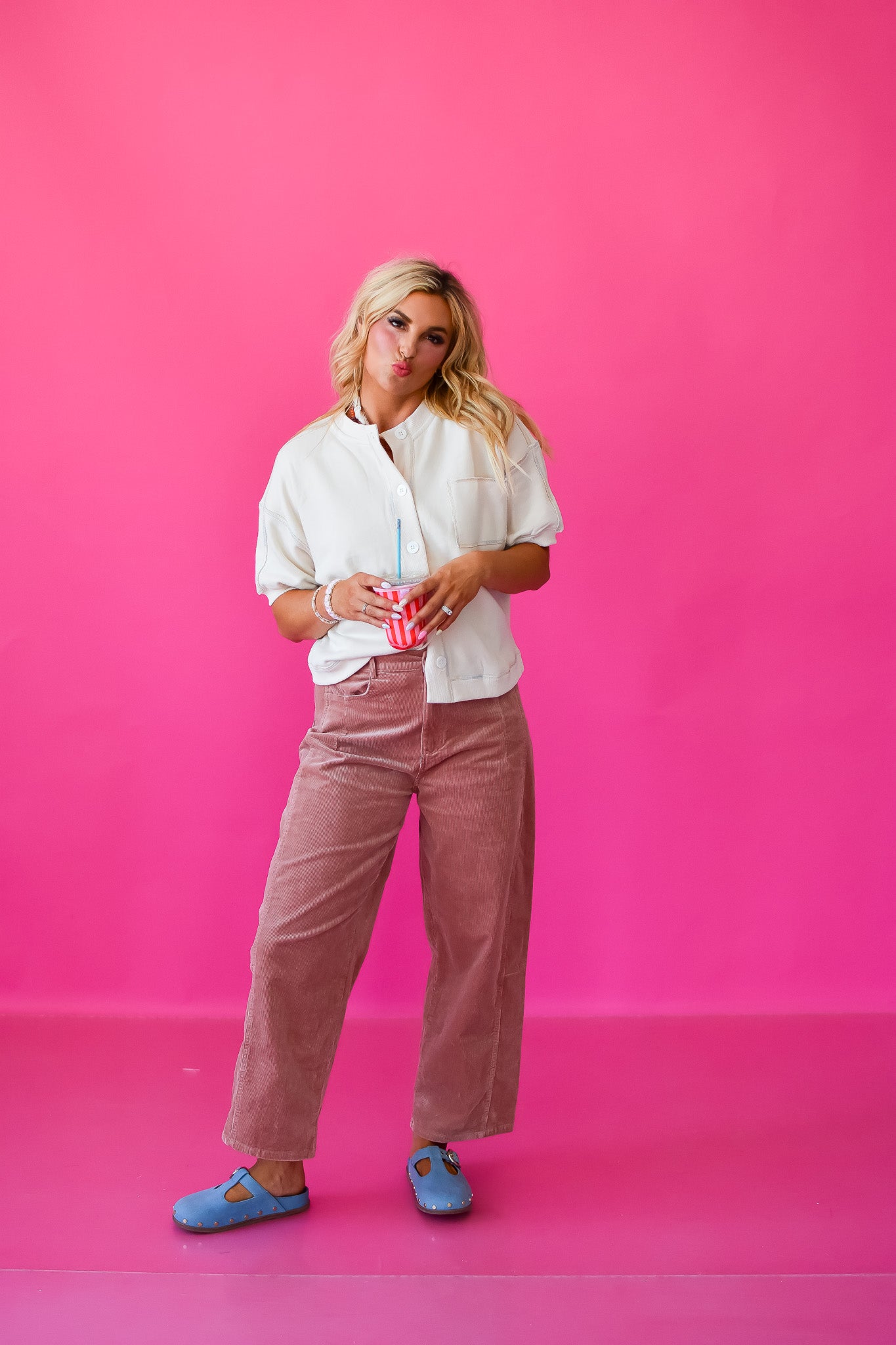 Jill Button Up Sweatshirt