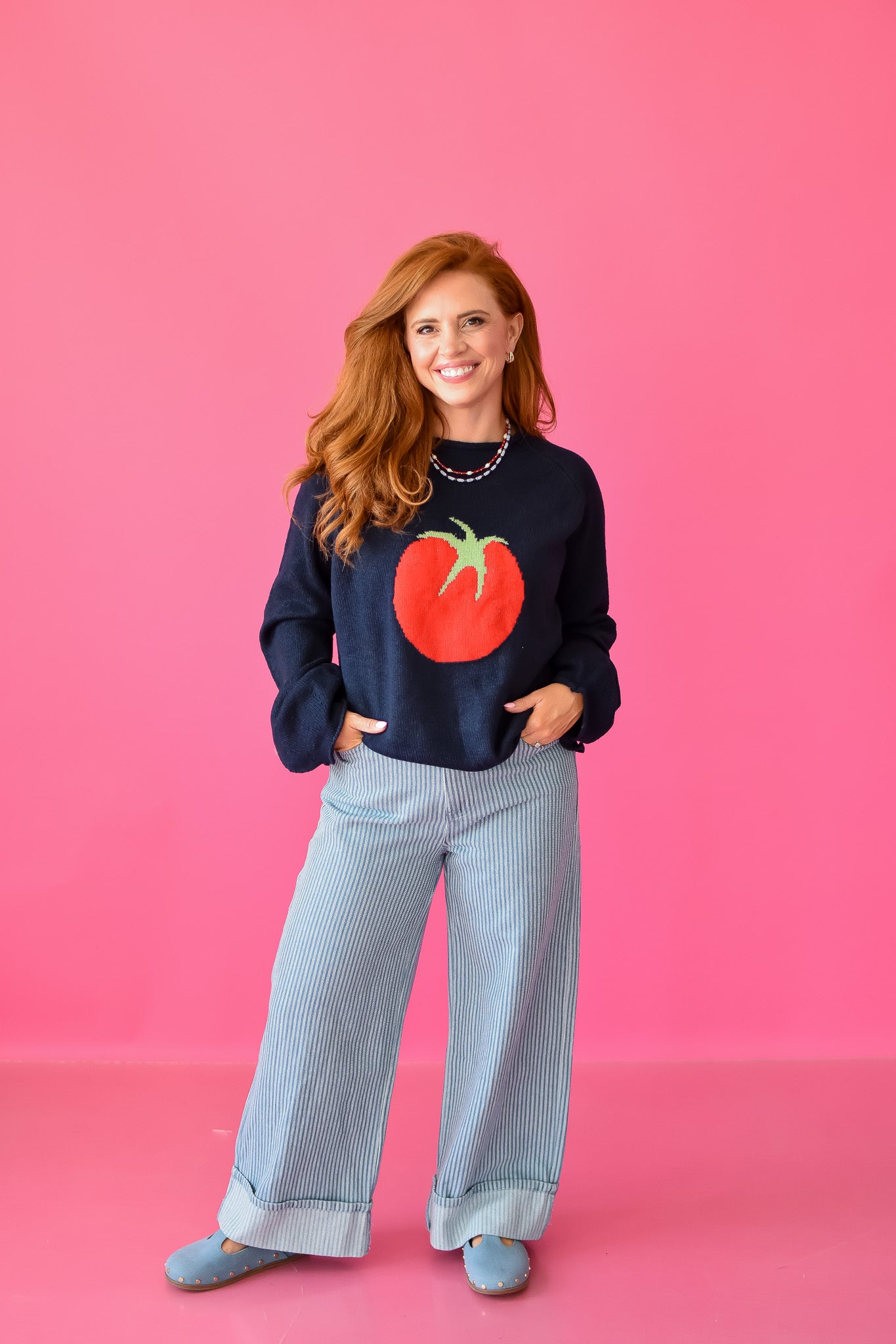 Ollie Pinstripe Jeans