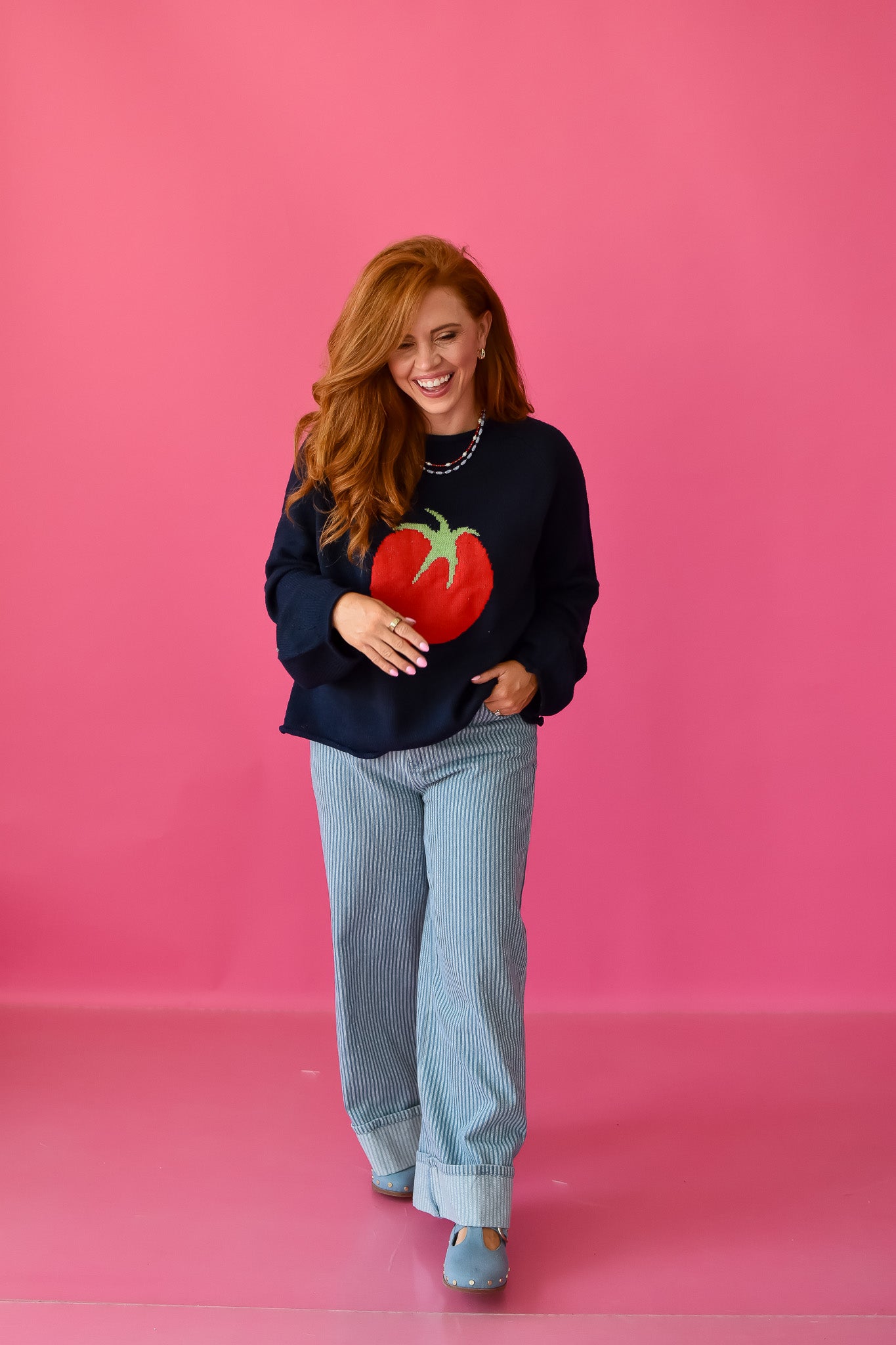 Ollie Pinstripe Jeans
