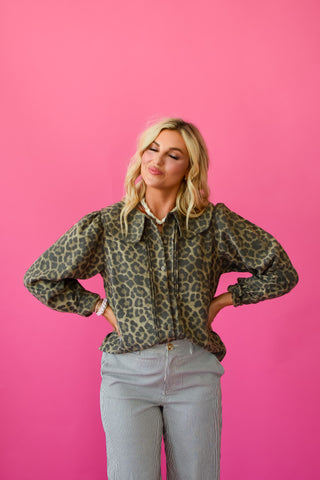 Wylie Leopard Top