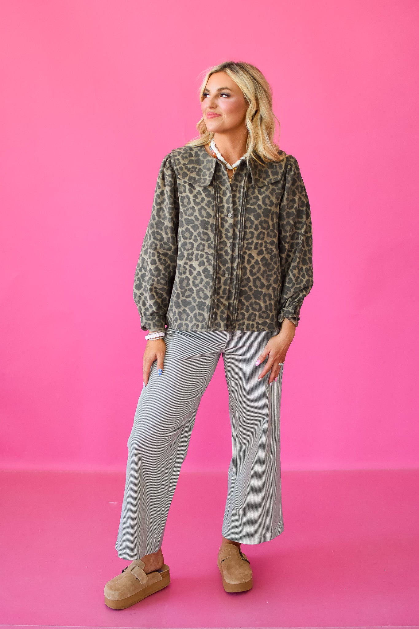 Wylie Leopard Top