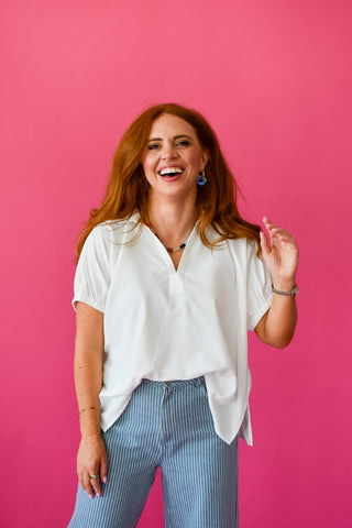 Ember Short Sleeve Blouse