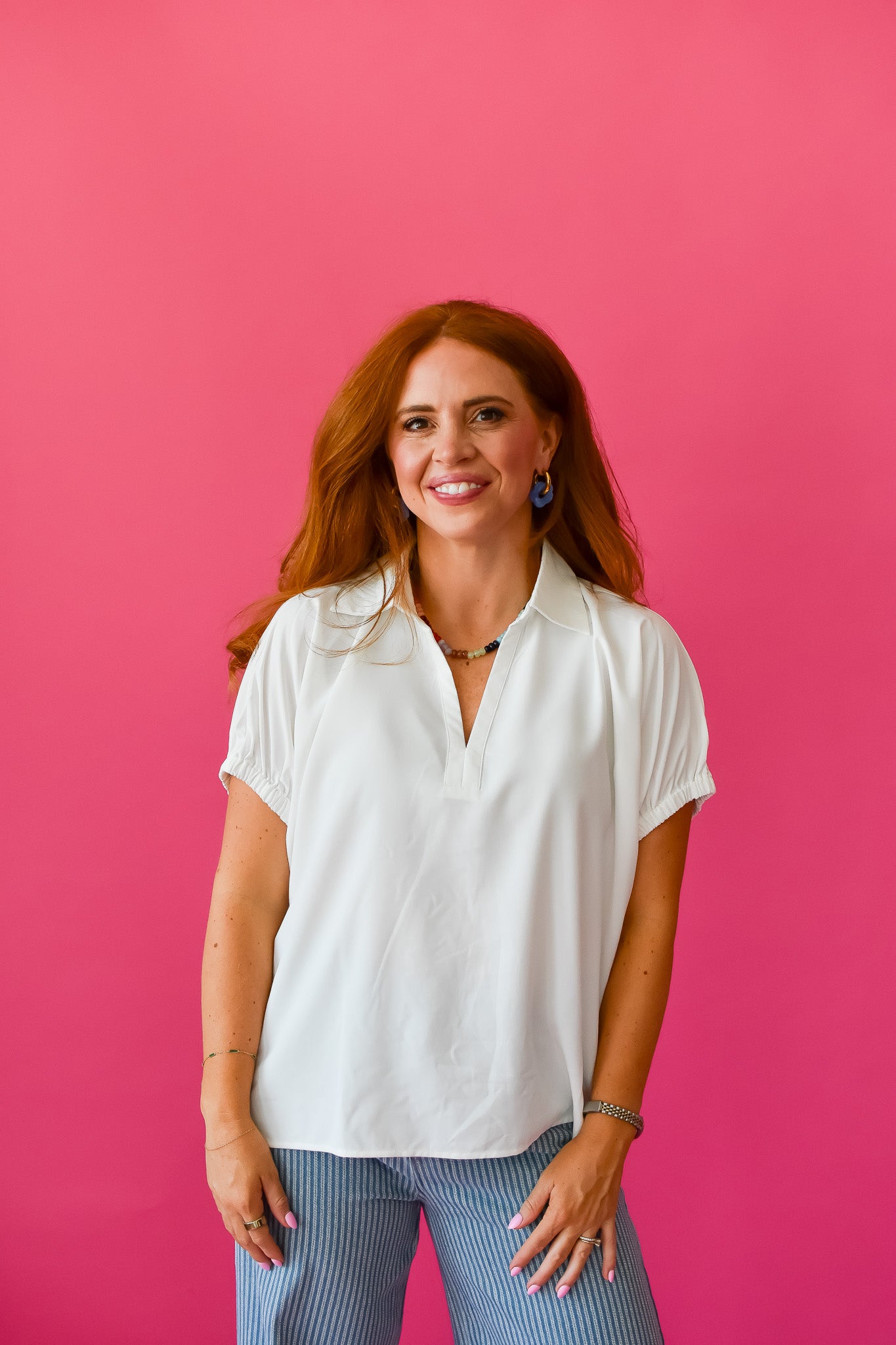 Ember Short Sleeve Blouse
