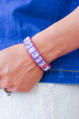 Estelle Bracelet - Dark Pink