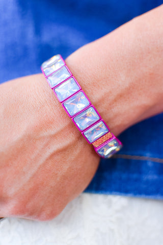 Estelle Bracelet - Dark Pink