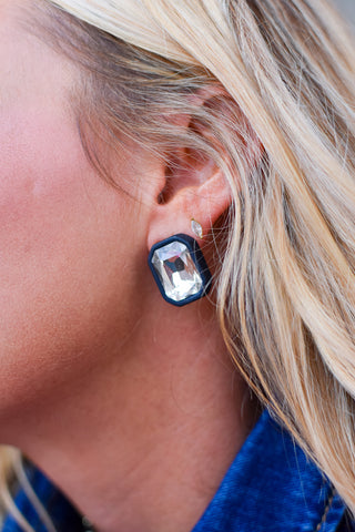 Eva Statement Earring - Black