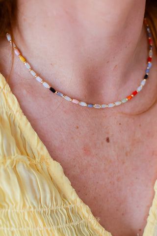 Coastal Bloom Beads Necklace