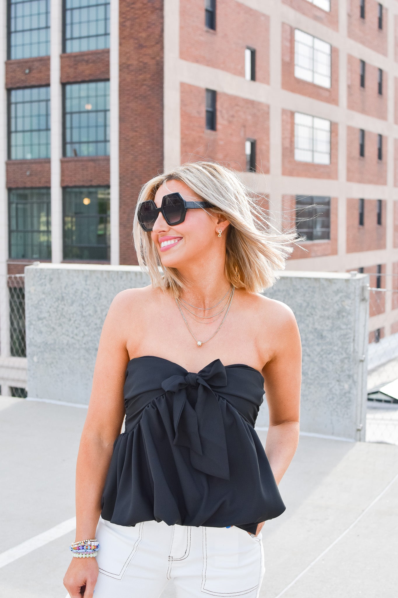 Keegan Bow Tube Top