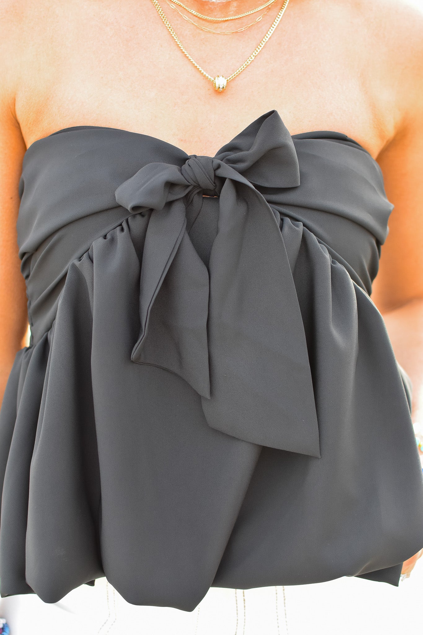Keegan Bow Tube Top