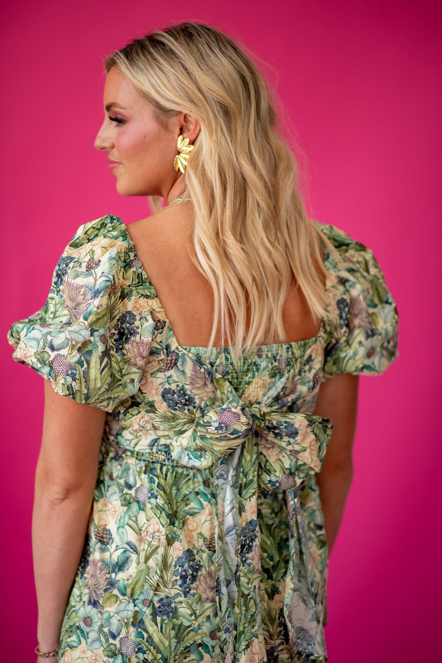 Loralee Floral Midi Dress