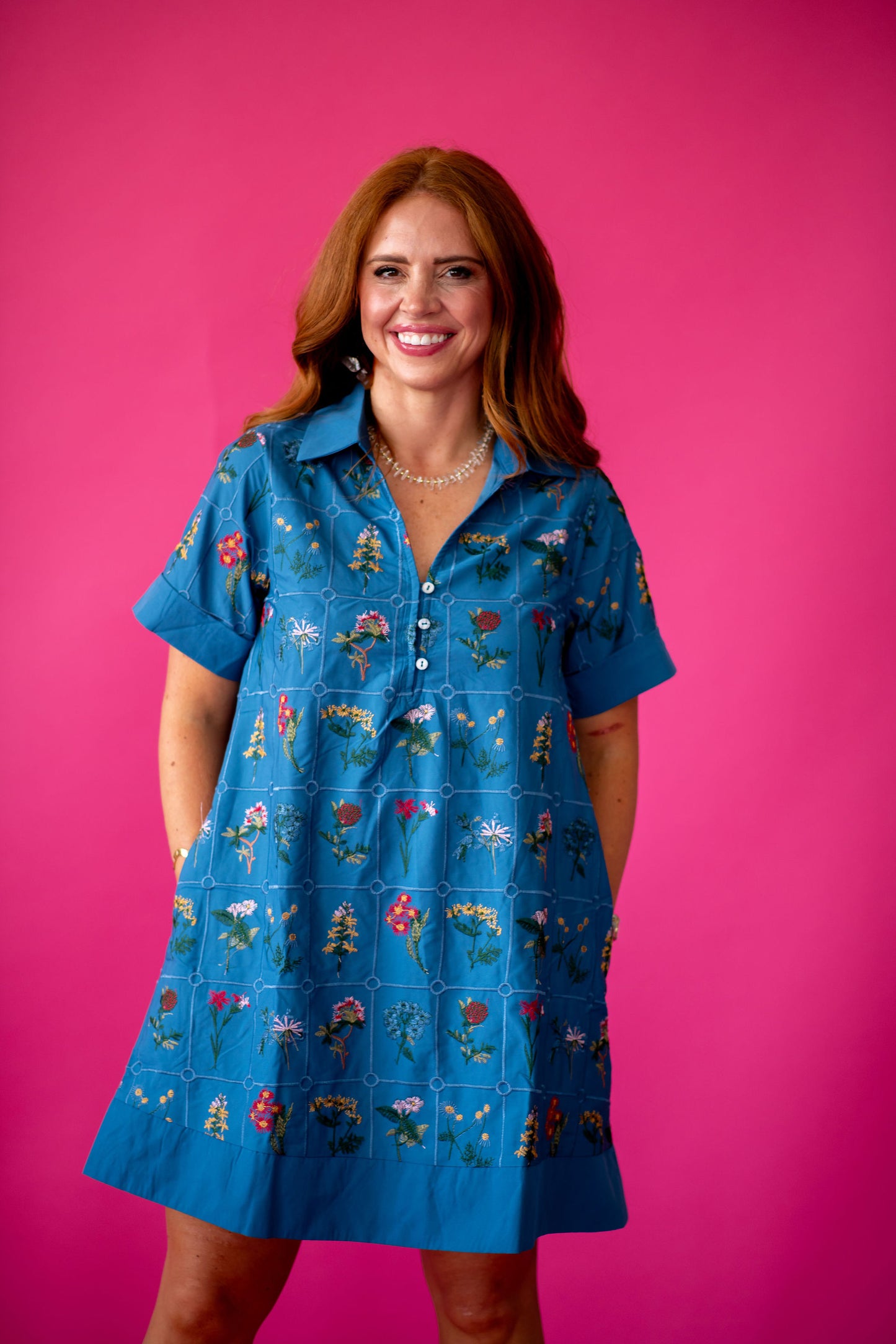 Calla Floral Mini Dress