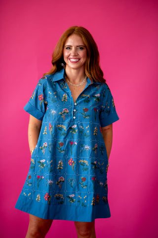 Calla Floral Mini Dress