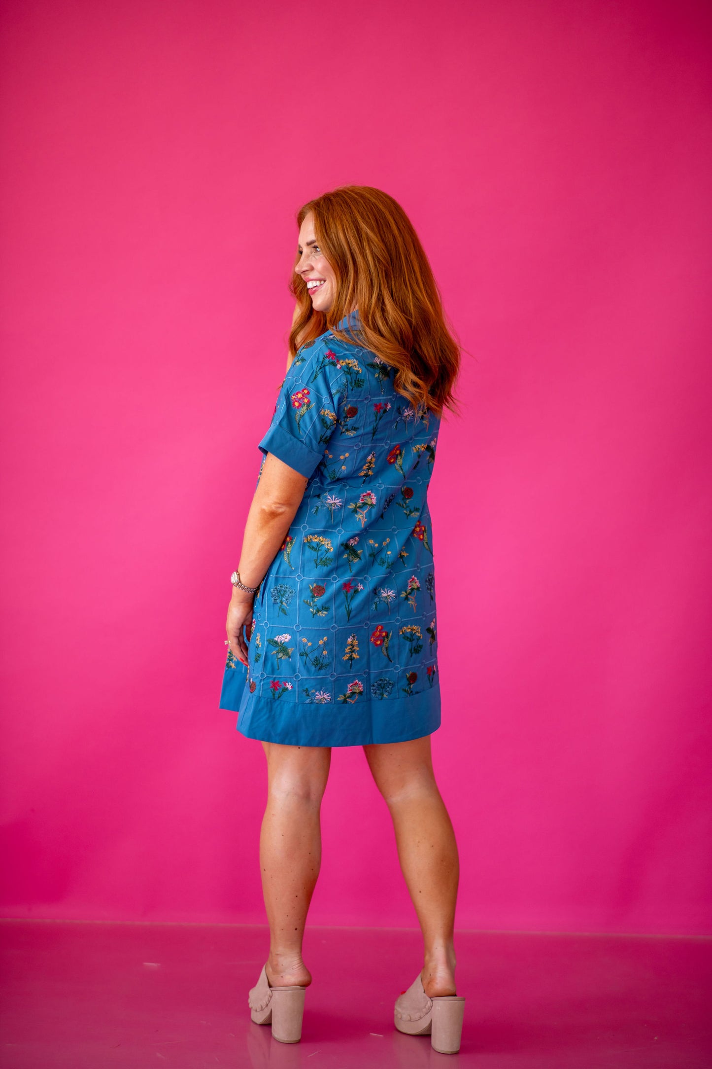 Calla Floral Mini Dress