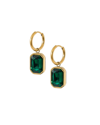 Diana Huggie Charm Earrings