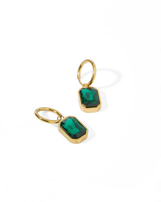 Diana Huggie Charm Earrings
