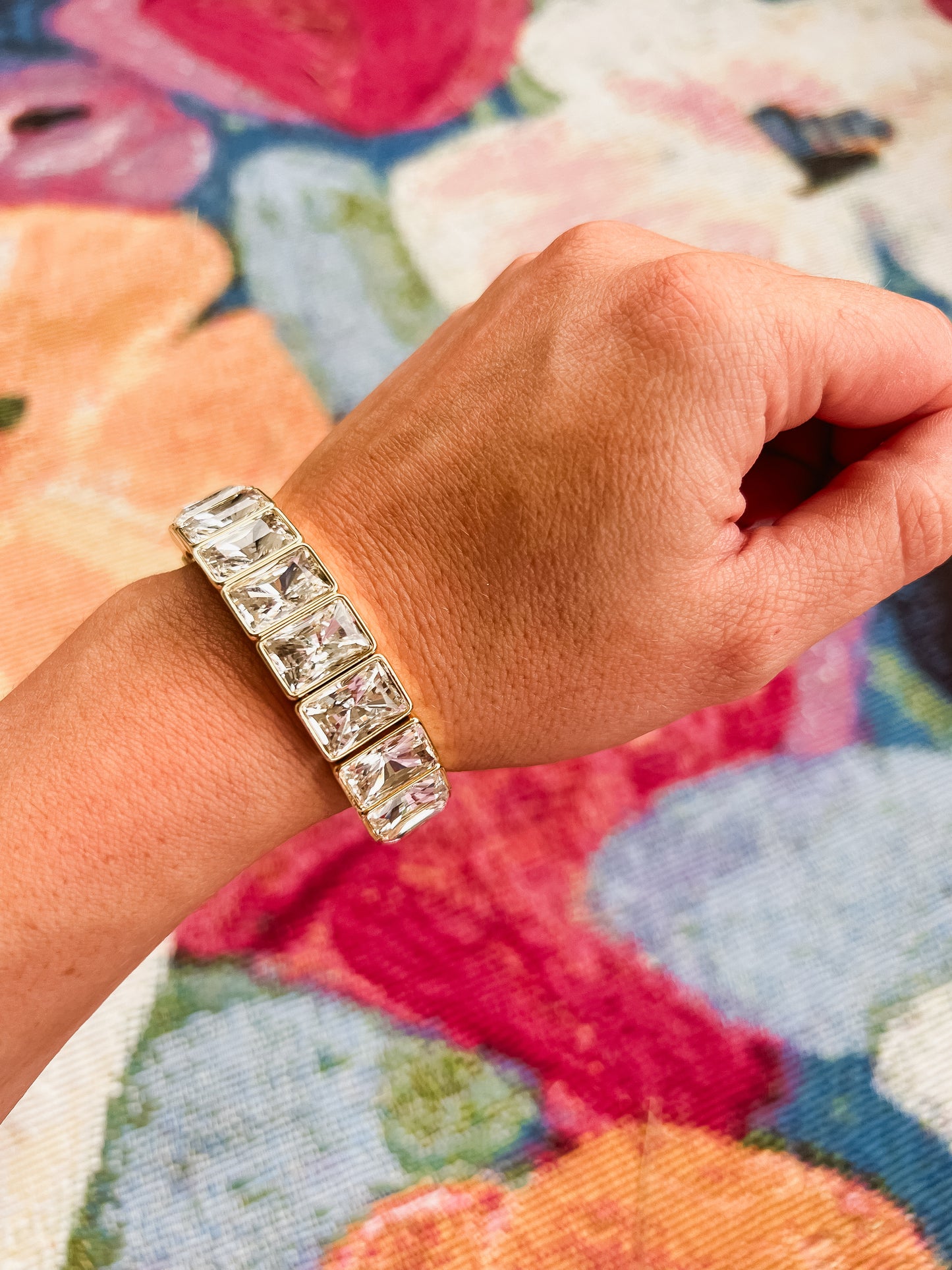 Estelle Bracelet - Gold Crystal