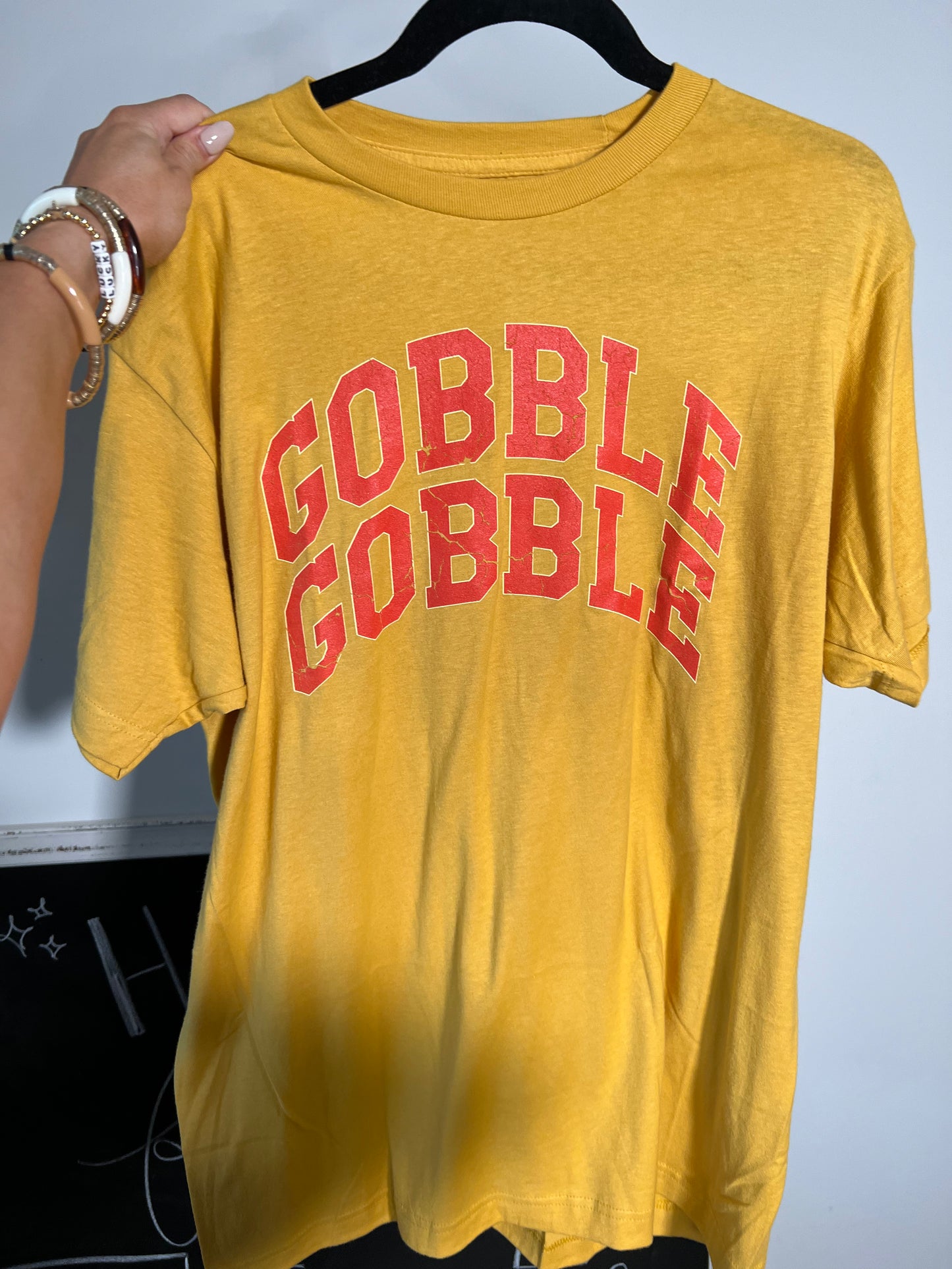 Gold Gobble Gobble Tee
