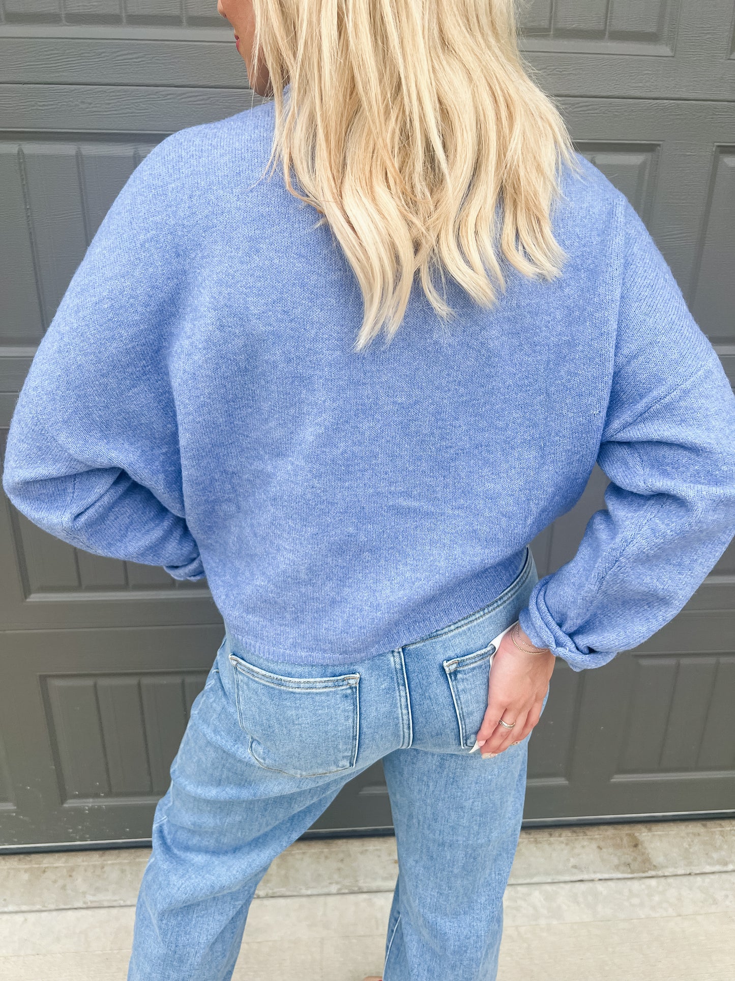 Piper Cardigan - Dusty Blue