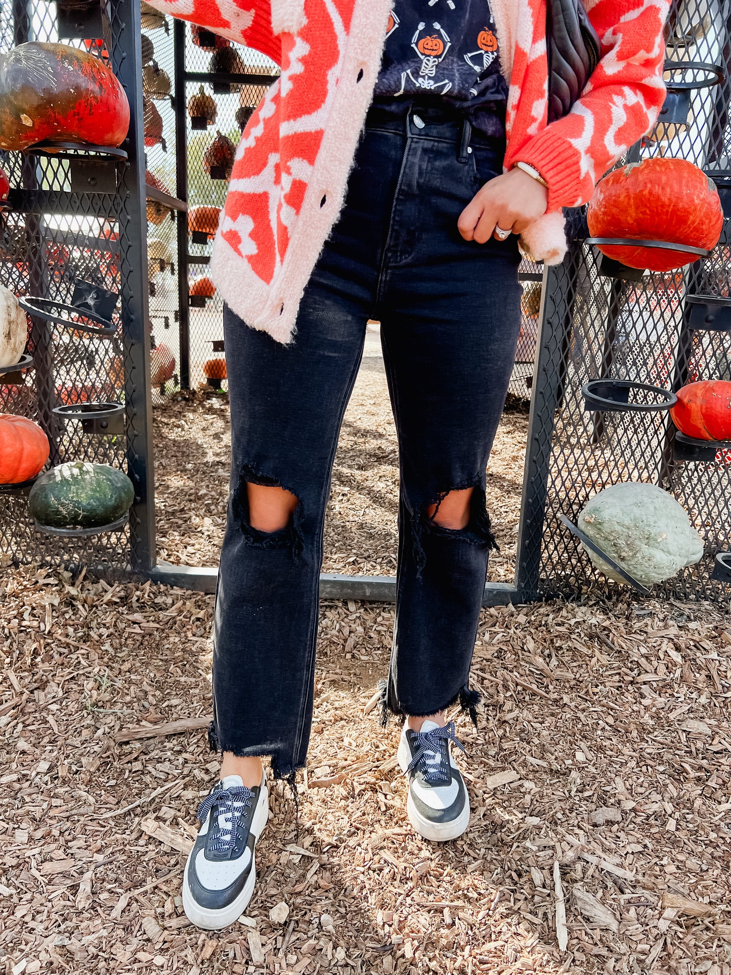 Auggie Denim Pants in Black