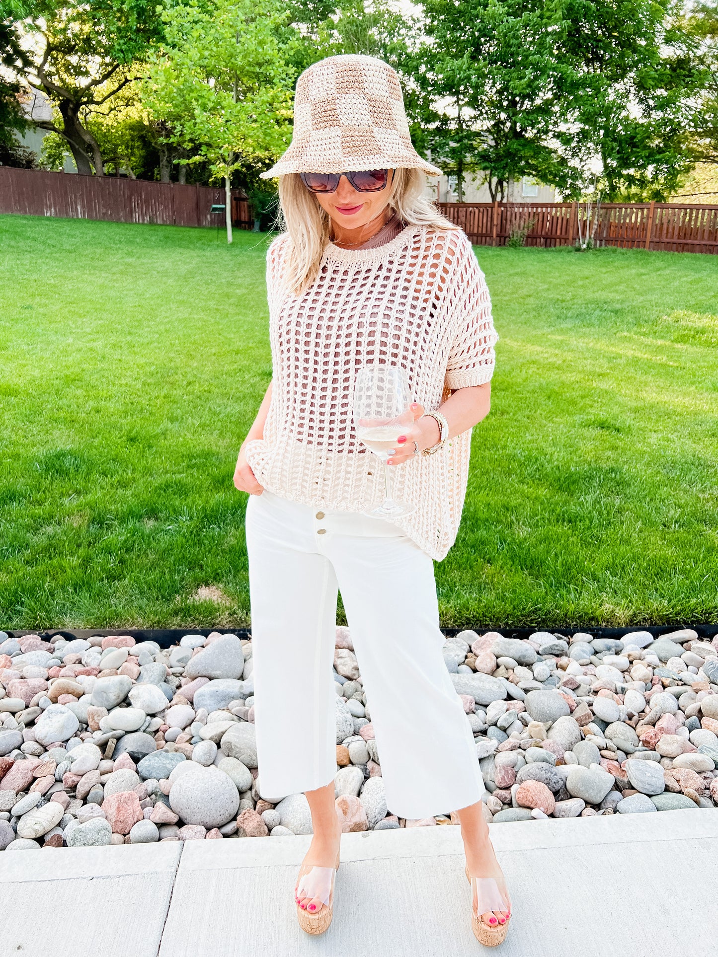 Coralie Crochet Top