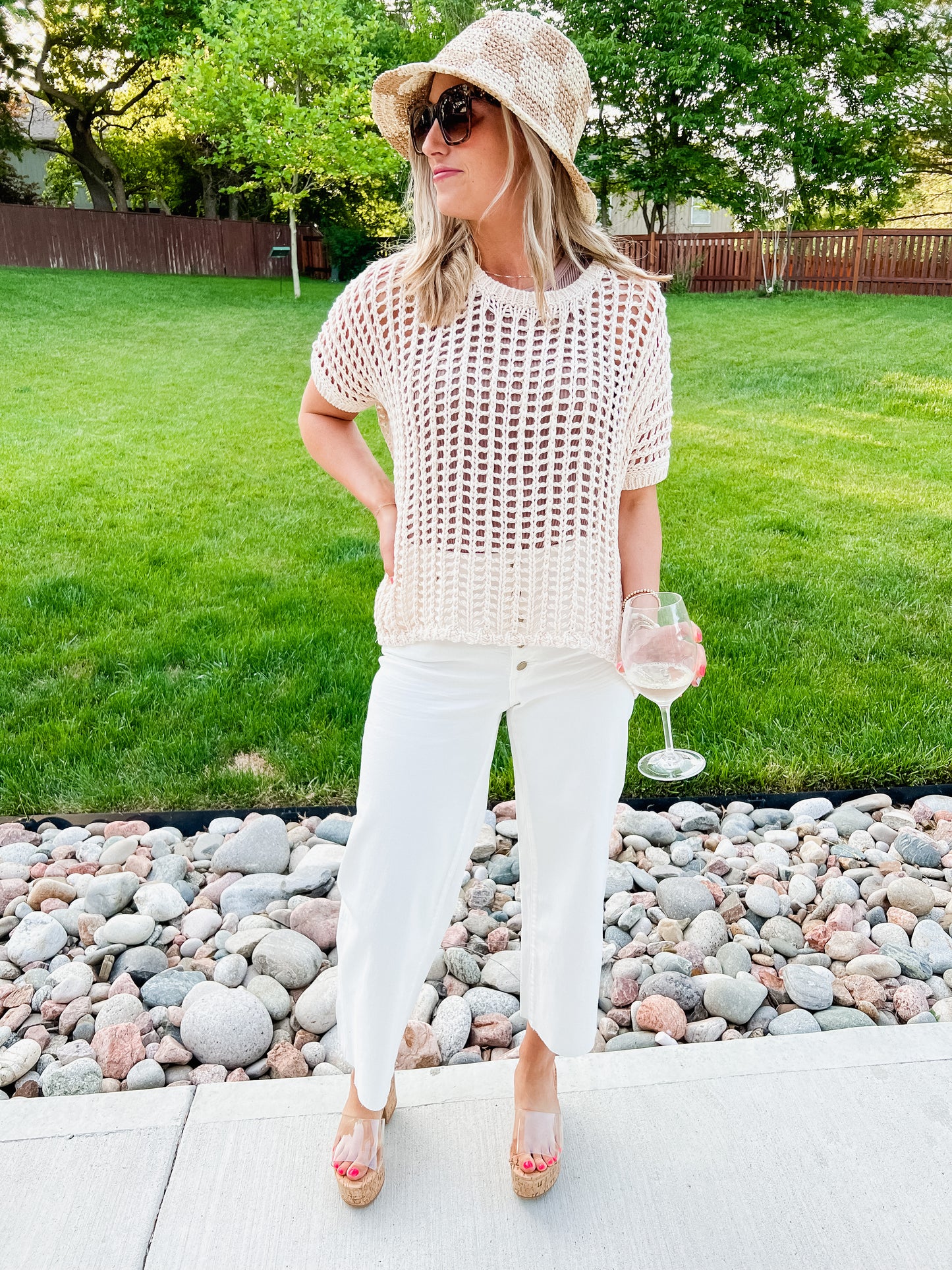 Coralie Crochet Top