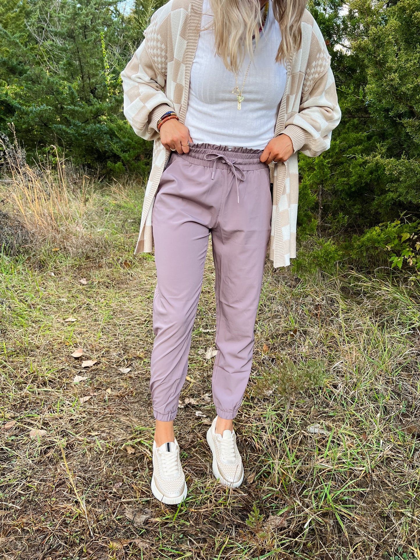 Kelley Joggers in Dusty Lavender