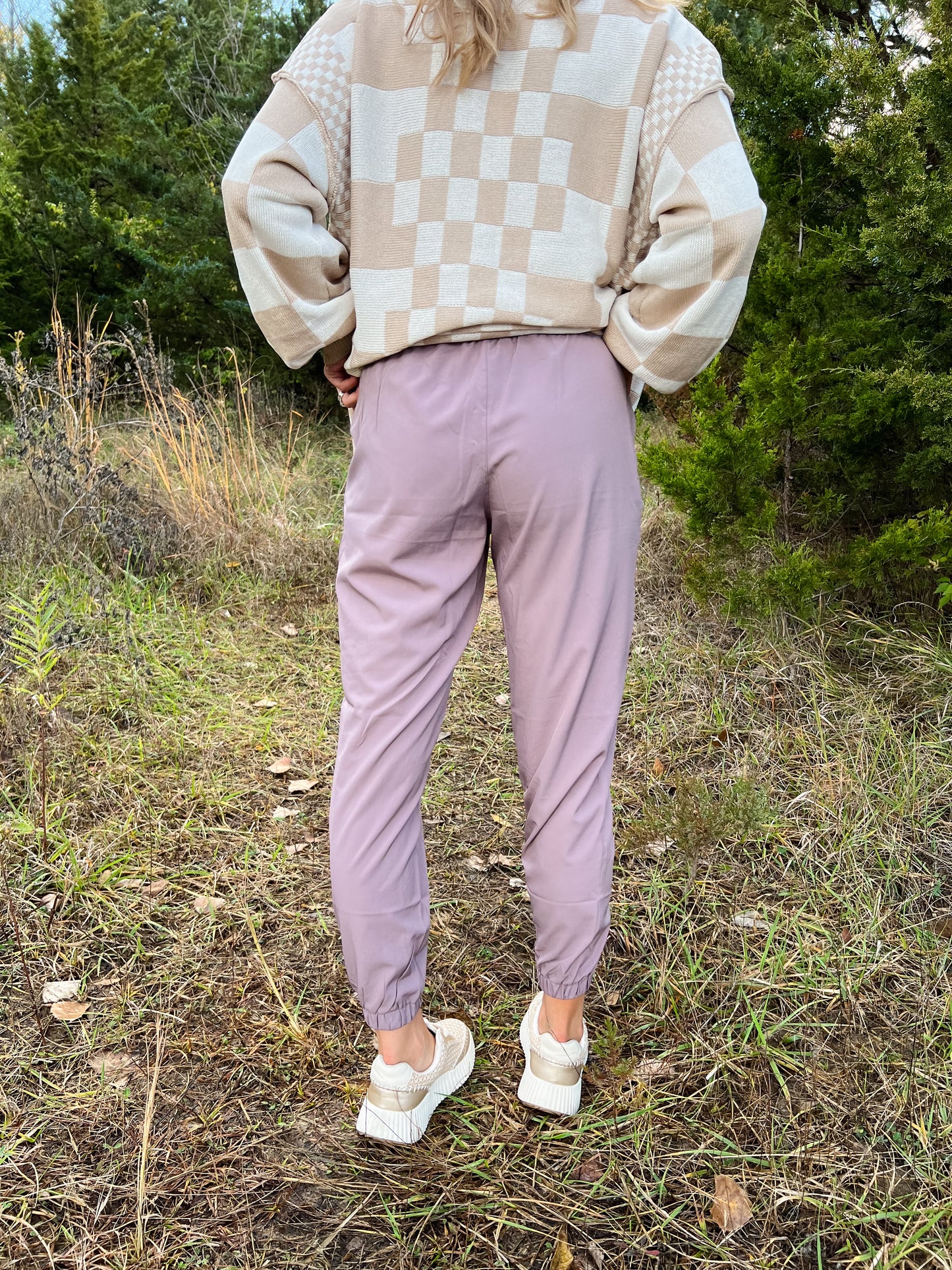 Kelley Joggers in Dusty Lavender