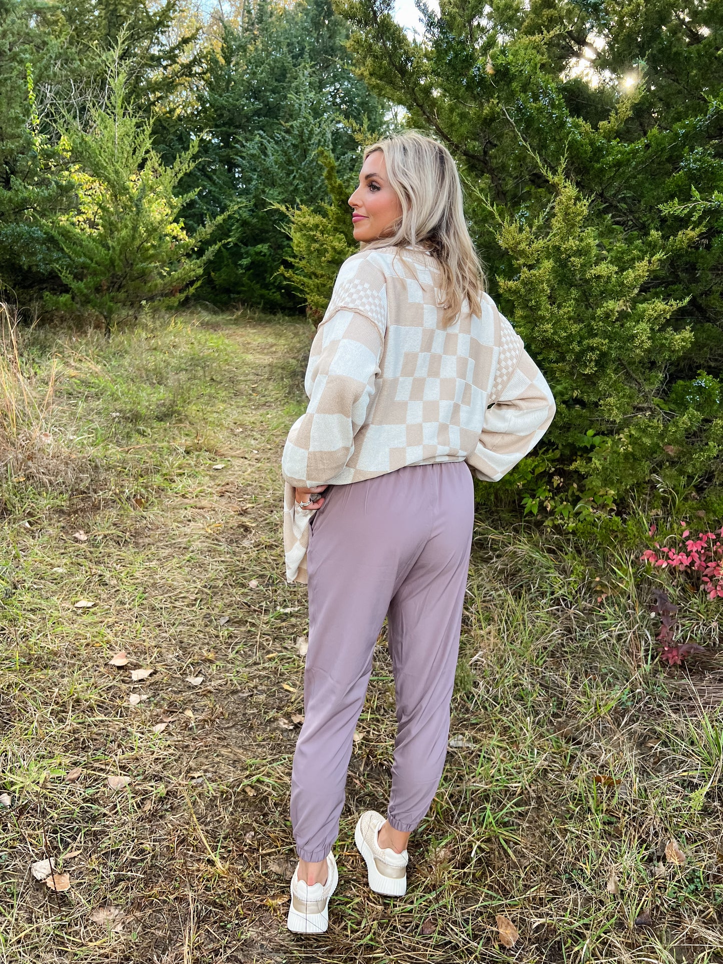 Kelley Joggers in Dusty Lavender
