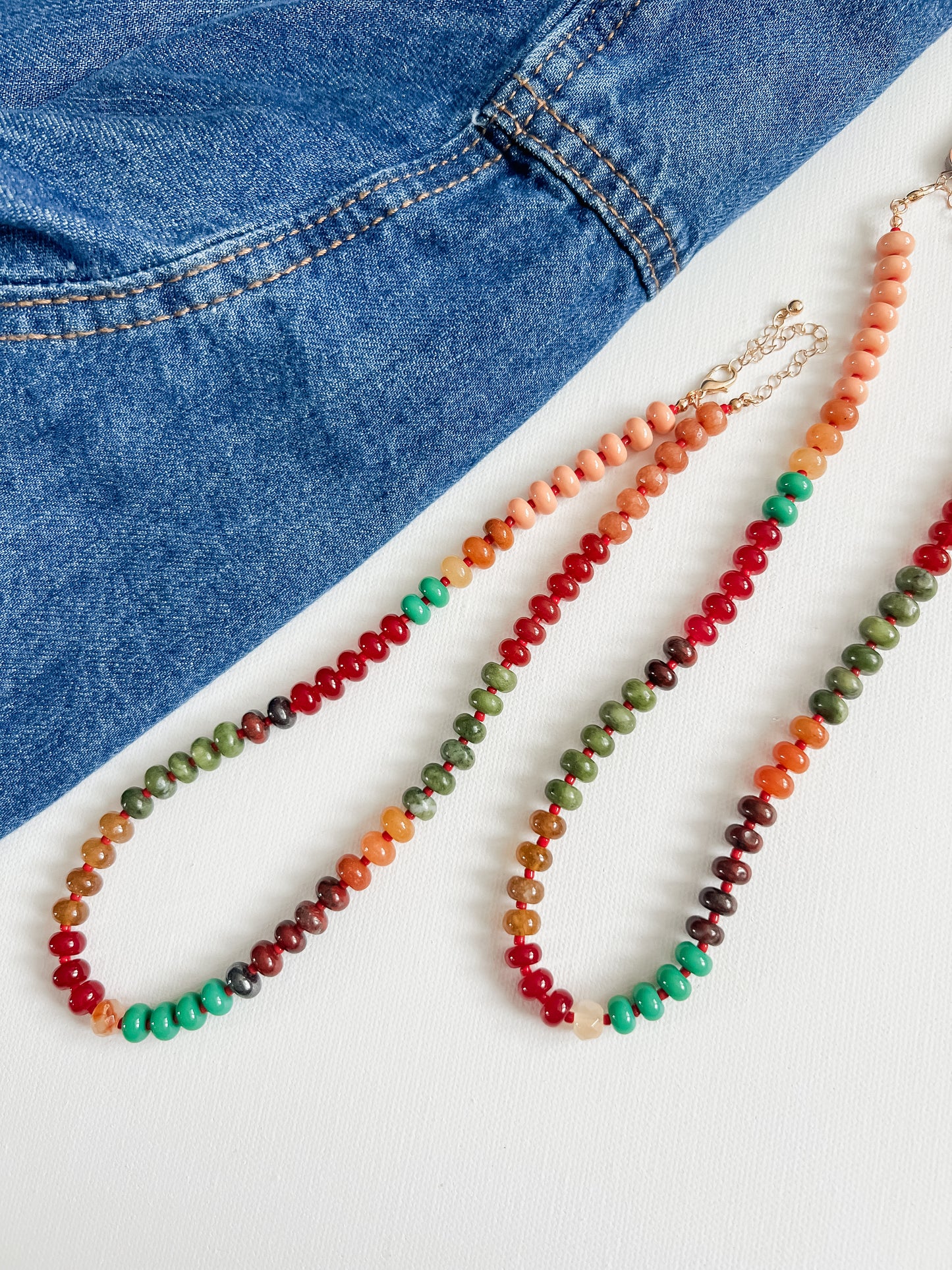 Fall Festival Beaded Necklace