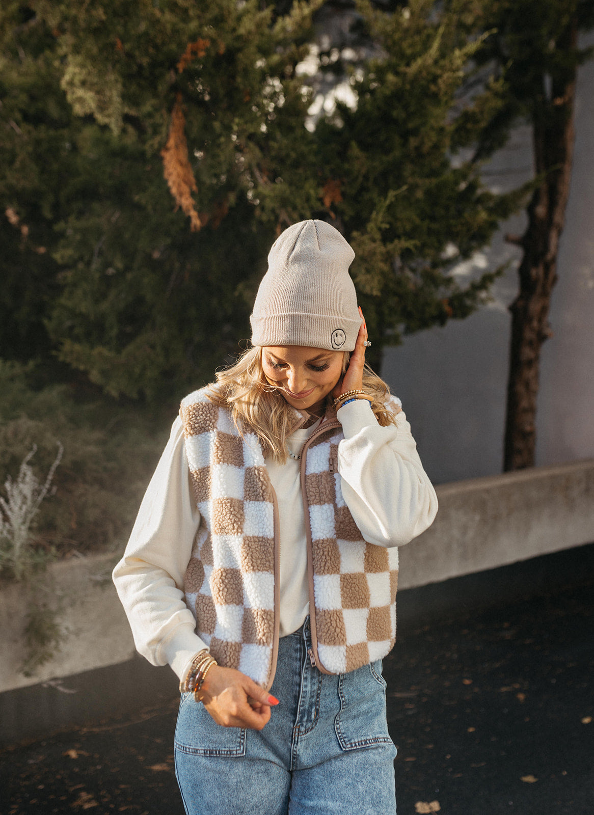 Kember Checkered Vest