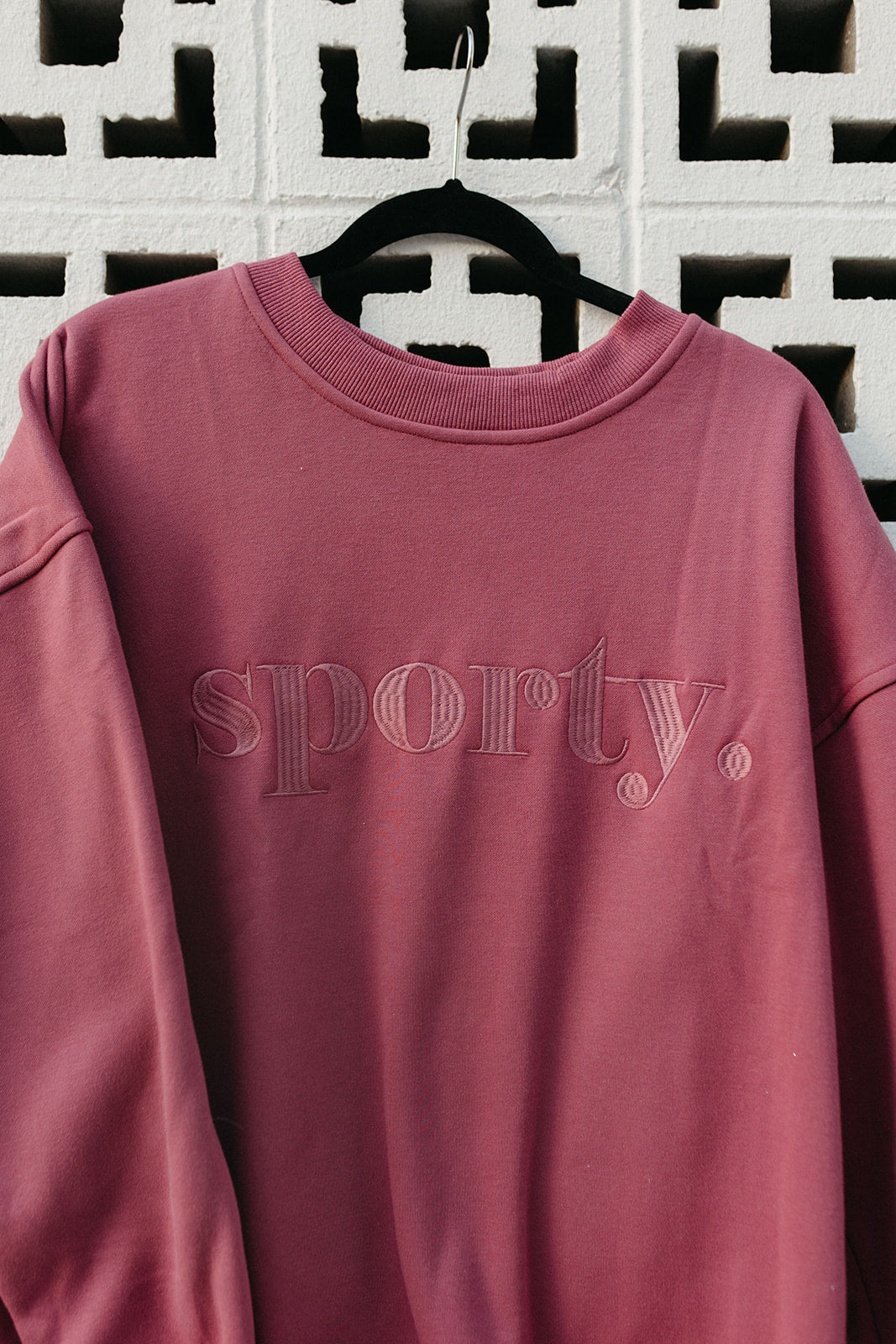 Sporty Crewneck Sweatshirt