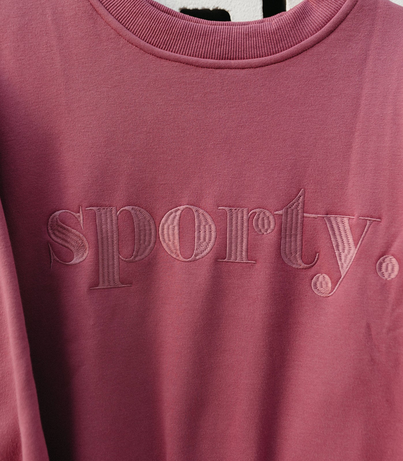 Sporty Crewneck Sweatshirt