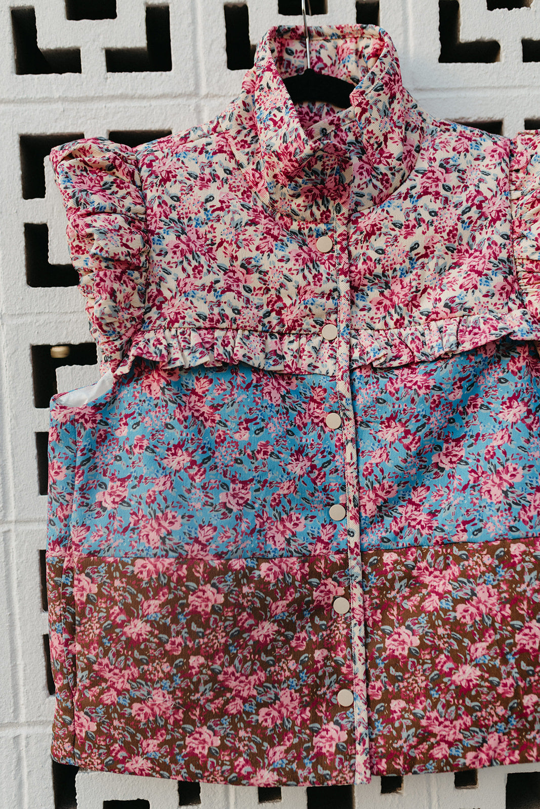 Landry Floral Puffer Vest