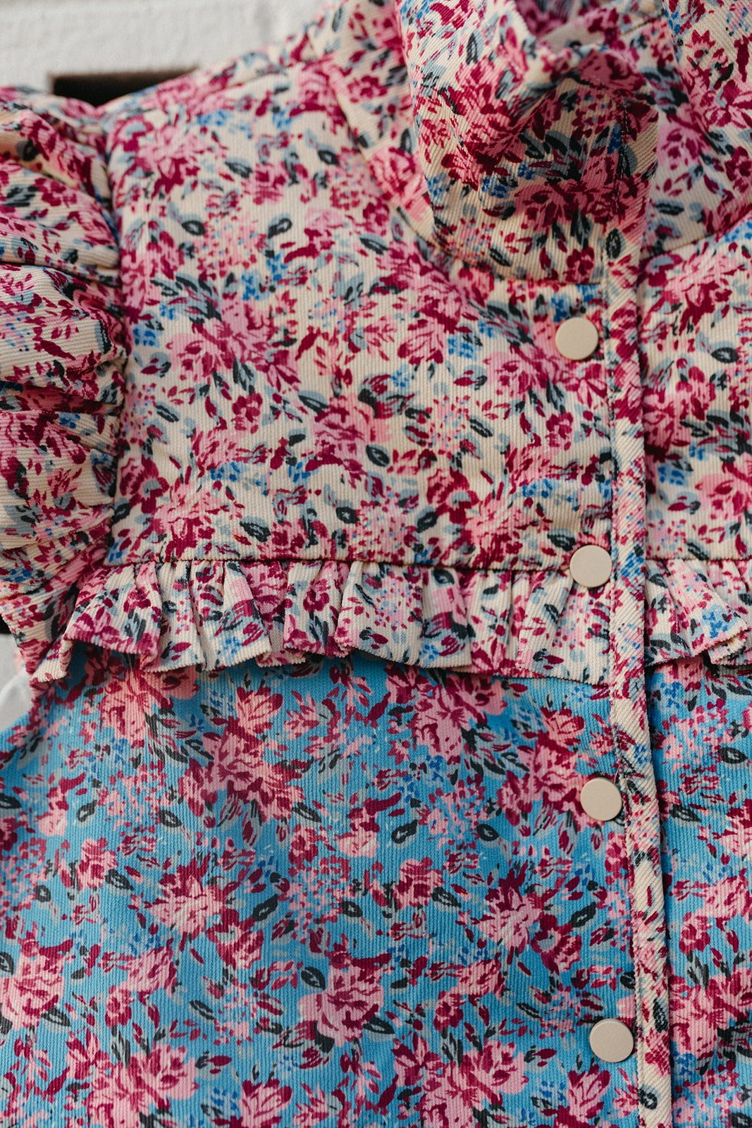 Landry Floral Puffer Vest