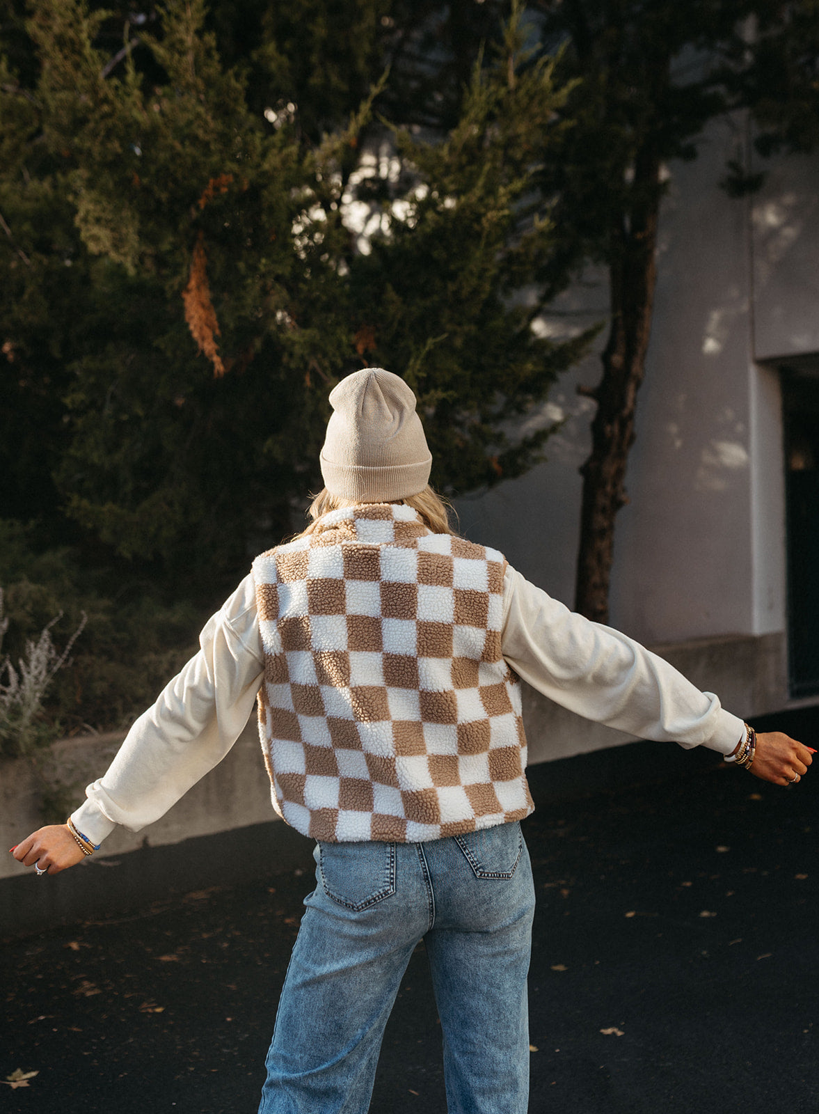 Kember Checkered Vest