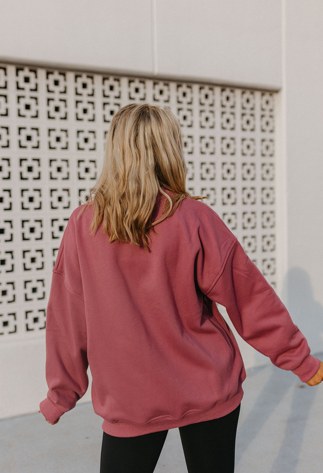 Sporty Crewneck Sweatshirt