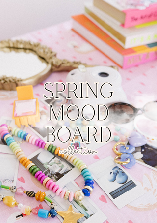 spring mood board collection