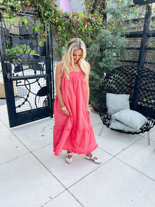 Riyah Gingham Midi Dress